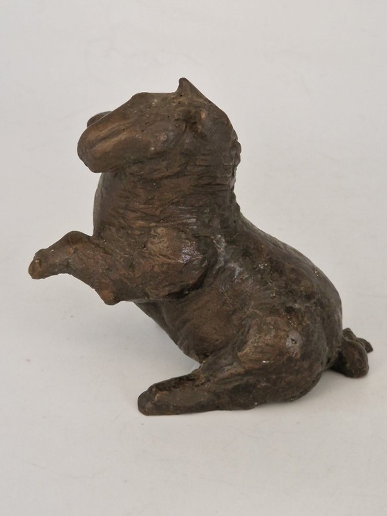 Image 1 of Kleine Bronzeskulptur eines Pferdes, Arthur Spronken?