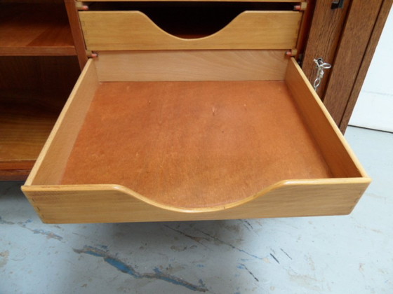 Image 1 of Vintage Filing Cabinet With Shutter