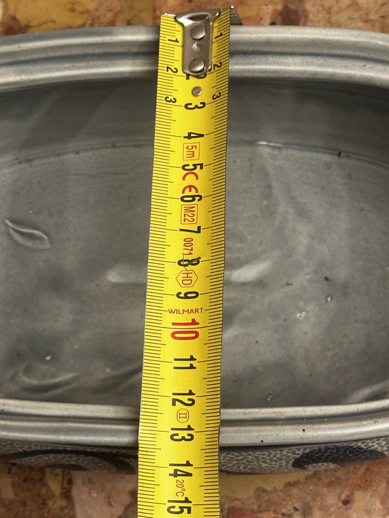 Image 1 of Staffel Steingut Fischterrine oder Heringstopf - Westdeutschland