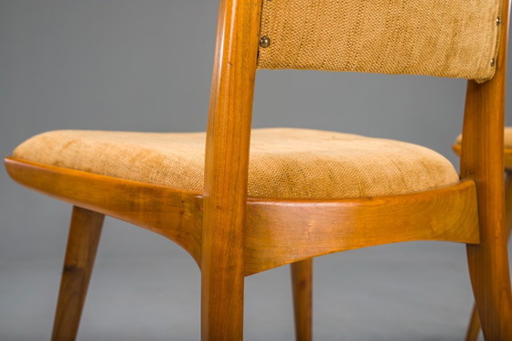 Image 1 of Sedie da pranzo Mid-Century Modern attribuite a Ernst Martin Dettinger per Lucas Schnaidt, anni &#39;50, set di 4