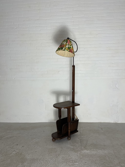 Vintage Staande Lamp Lectuur Bak