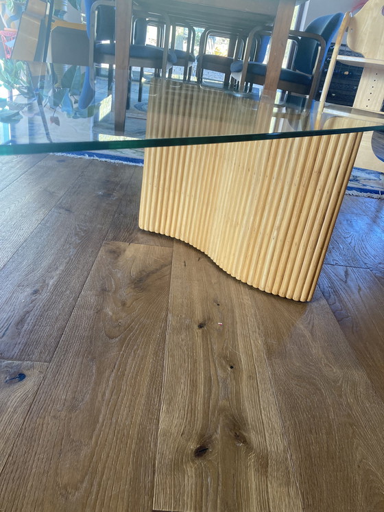 Image 1 of Vintage Salontafel Deens Mid Century Glas