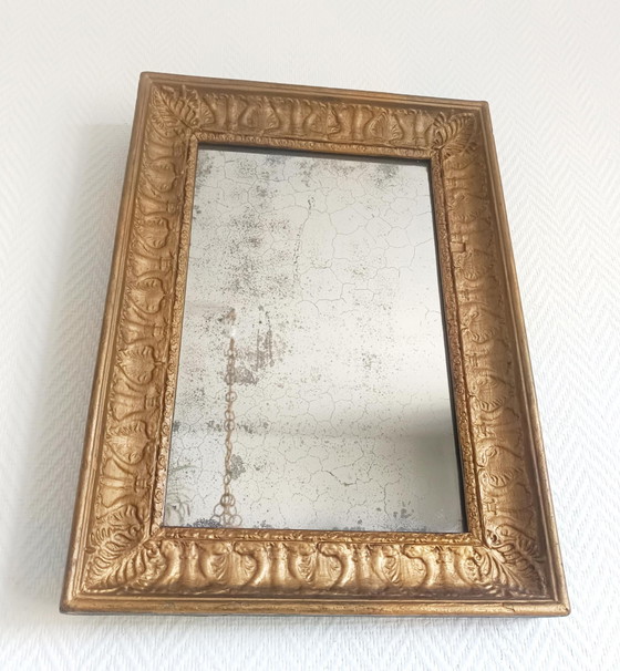 Image 1 of Louis Philippe style gilded wood mirror