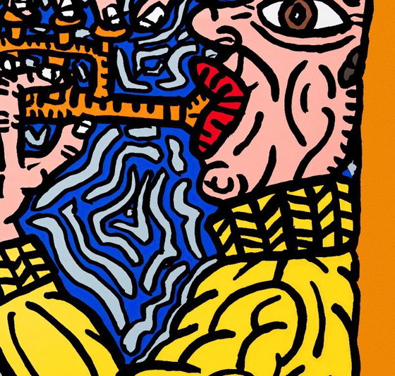 Image 1 of Montreux Jazz Festival 1992 - Robert Combas - Poster 70 × 100 cm