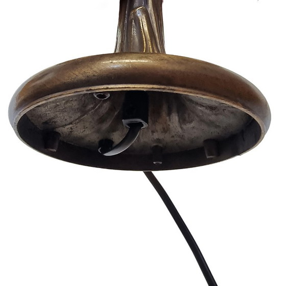 Classic Tiffany Style Table Lamp, Late 20th Century – Glass (photo 7 of 7)