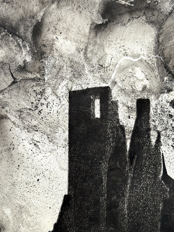 Image 1 of Eugene Eechaut (1928-2019) - Noire Reverie (1980) 4 Kunstwerke