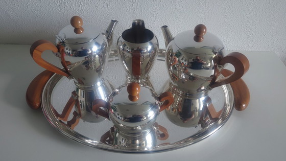 Image 1 of Alessi verzilverd Bombe servies