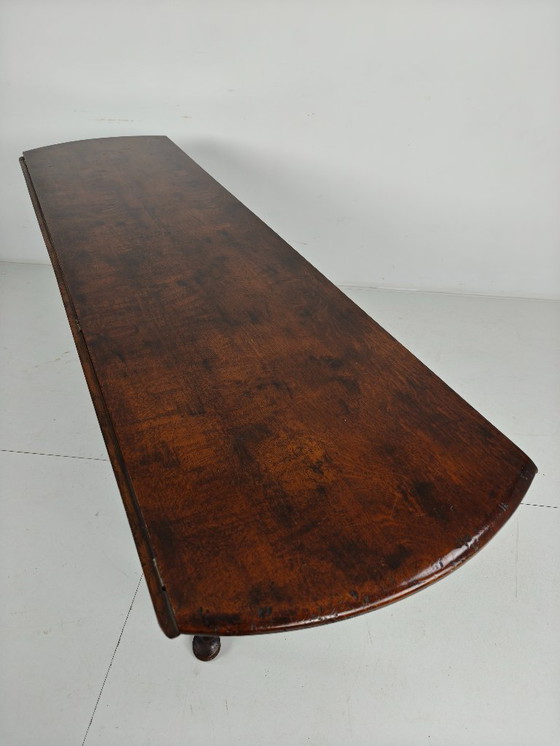 Image 1 of Tavolo da pranzo antico inglese LOP – Vittoriano – 8 gambe