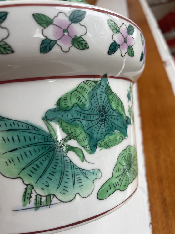 Image 1 of Stoofschaal en céramique chinoise vintage