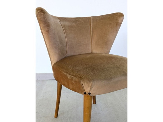 Image 1 of Fauteuil rose des années 50/60, design italien