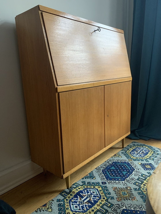 Image 1 of 60er-Jahre Sekretär aus Holz – Mid-Century Design