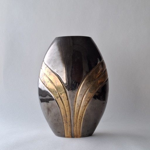 Art Deco Vase – WMF Ikora – 1930s Dinanderie