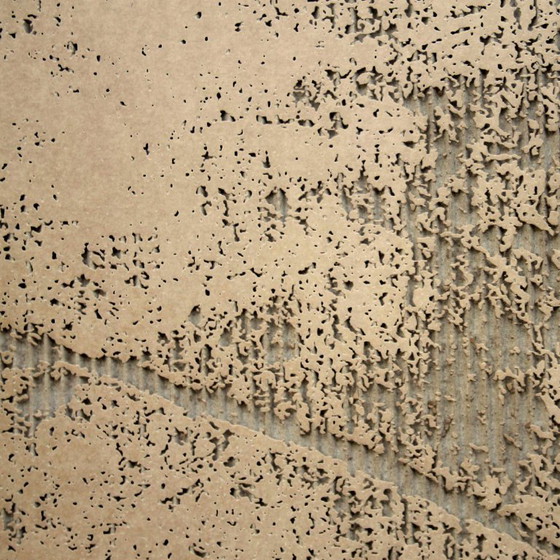 Image 1 of Achille ATTARD - Laser engraving on honeycomb cardboard