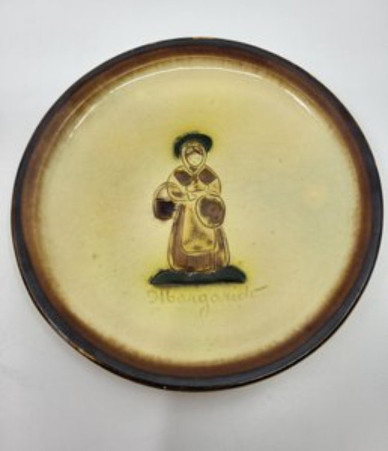 Image 1 of Diner servies Atelier Cerenne Vallauris Frankrijk Côte-d'Azur 1950 set van 13