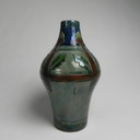 Vase Art Déco flamand à motifs de glands et de feuilles de chêne, années 1920