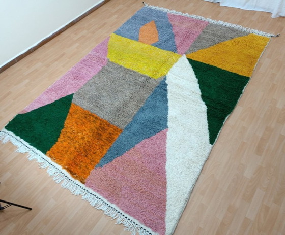 Image 1 of Tapis berbères multicolores en laine 250cmx150cm