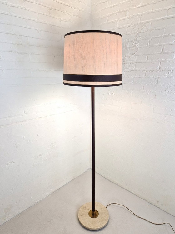 Image 1 of Lampada da terra vintage Twilight con paralume originale