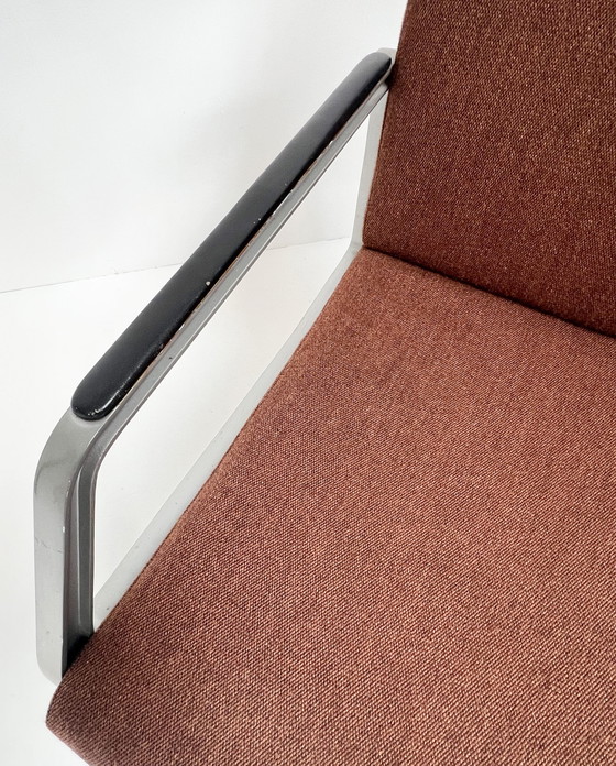 Image 1 of Sillón raro con reposapiés atribuido a Gispen, década de 1960