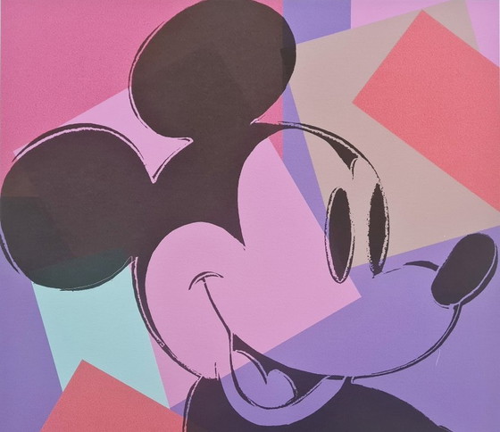 Image 1 of D'après Andy Warhol, Mickey Mouse, années 1980, lithographie