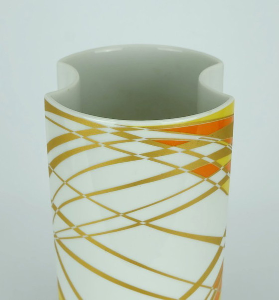 Image 1 of fantastic 1960s 70s krautheim op art pop art VASE graphic decor