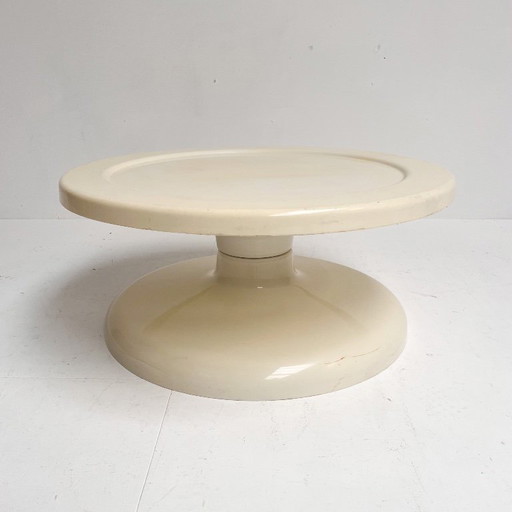 Vintage-Couchtisch aus Italien, rund, 1960er Jahre