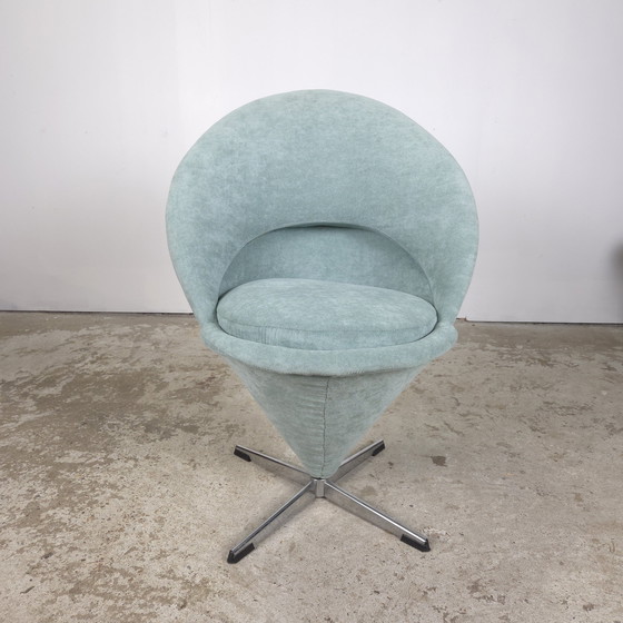 Image 1 of Verner Panton, Vintage jaren 60 'Cone Chair' draaistoel