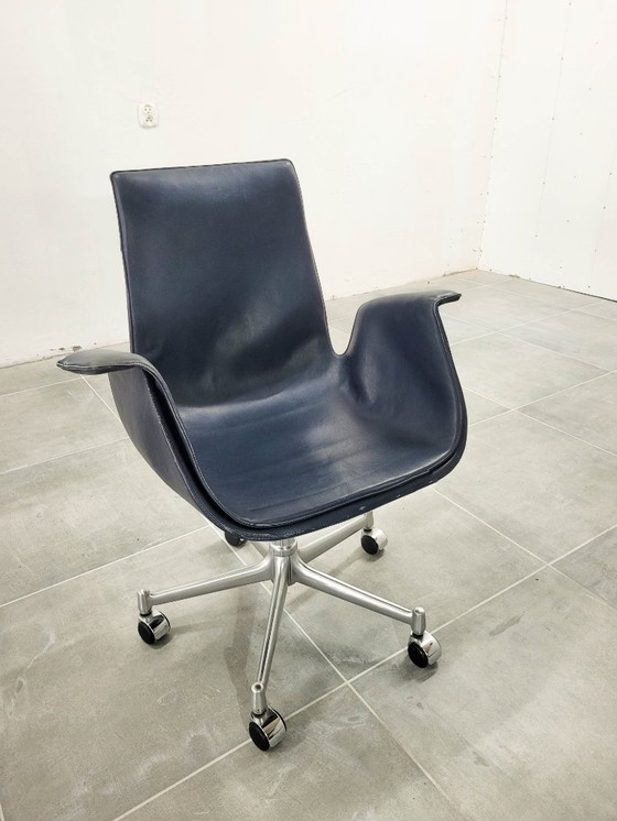 Image 1 of FK 6727 Sedia da ufficio Tulip Kill International, 1960, set di 4 pezzi