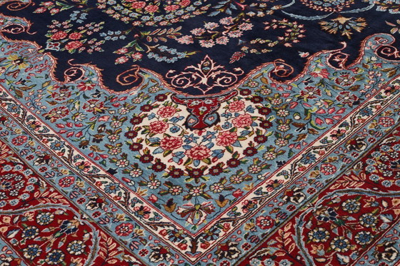 Image 1 of Alfombra persa Kirman 4,18 x 3,05 Alfombra oriental fina n.º 1076