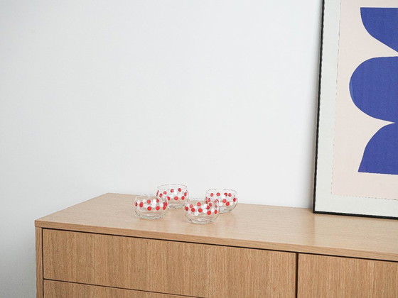 Image 1 of Set di ciotole in vetro, design italiano, anni '80, made in Italy