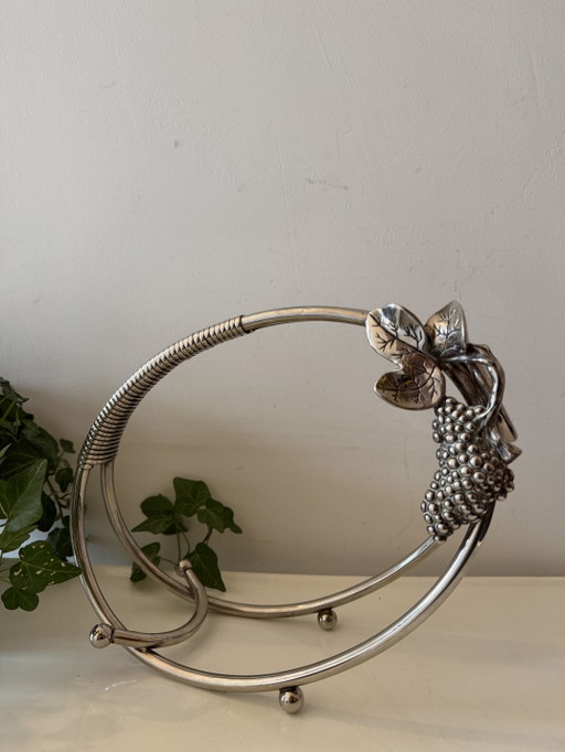 Vintage Chrome Wine Holder