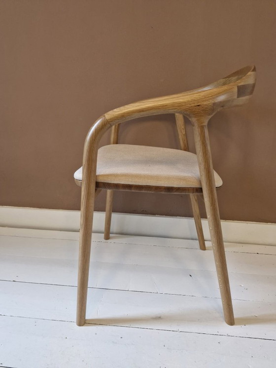 Image 1 of 6x Designer-Esszimmerstuhl, helle Eiche