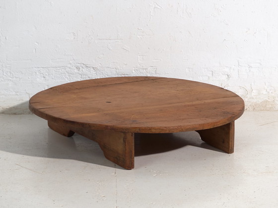 Table basse ronde ancienne en bois de pin – Europe Centrale, circa 1940 – Tables basses, Rustic (photo 21 of 40)