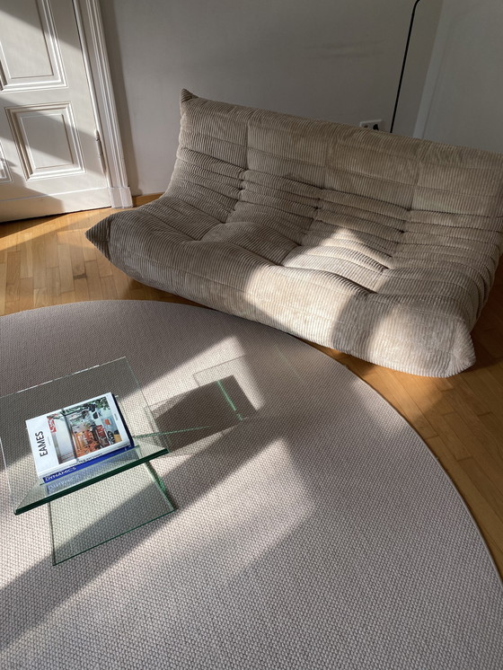 Image 1 of Ligne Roset - Togo - 3-Seater Sofa - Beige Corduroy