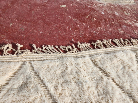 Beni Ouarain Berber rug in cream 300x200 cm, natural wool, handmade, Rugs & carpets, Cotton, Scandinavian (photo 3 of 21)