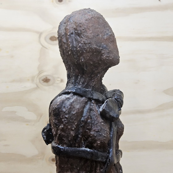 2 esculturas abstractas firmadas de figuras humanas (hombre y mujer) shibari / bondage (arte erótico) (photo 4 of 15)