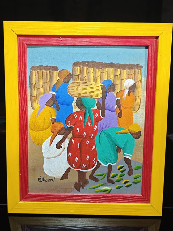 Image 1 of Trilogía de pinturas haitianas