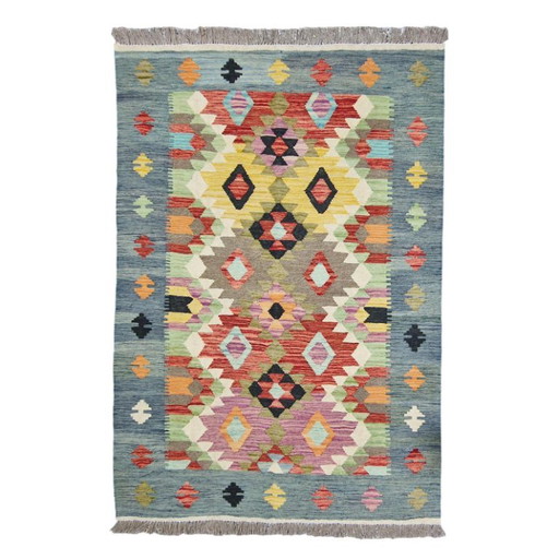 Kilim afgano Maimana – Lana hilada y tejida a mano – 185 x 125 cm – vloerkleden en tapijten, Wool