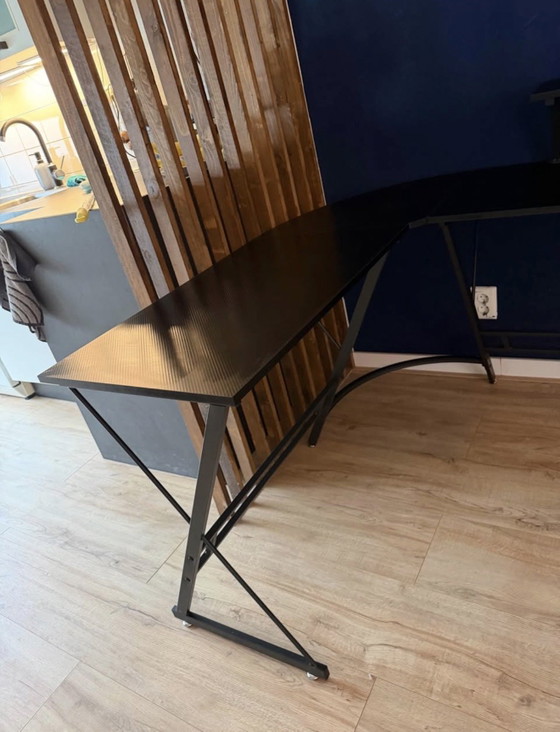 Zwart Computer Bureau Met Stoel – Wood (photo 5 of 8)