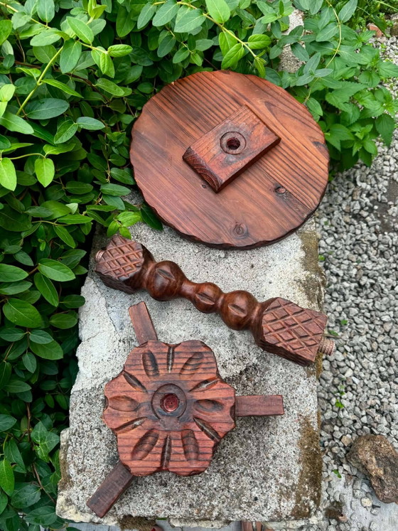Tavolino in legno degli anni '50 – Tavolini, Wood, Vintage (photo 7 of 9)