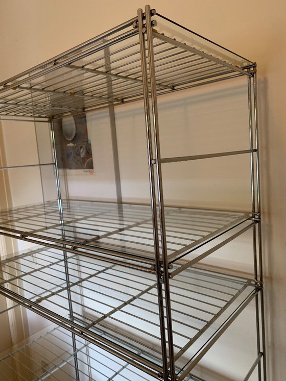 Etagère vintage IKEA « Peter » par Niels Gammelgaard (années 80/90) – 6 étagères en verre – Étagères murales (photo 2 of 12)