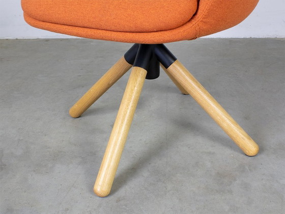 Image 1 of Set di sedie Patricia Urquiola (2x) Arancione papavero per Haworth