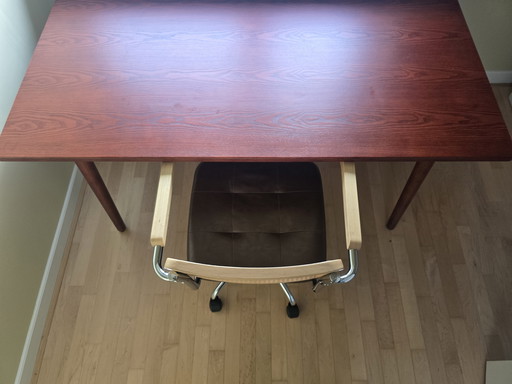 Solid Wood Desk (160 x 80 x 72 cm) - Vintage Look