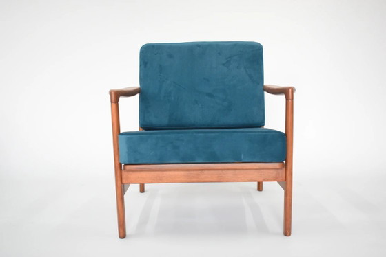 Image 1 of Blauwe BZ fauteuil