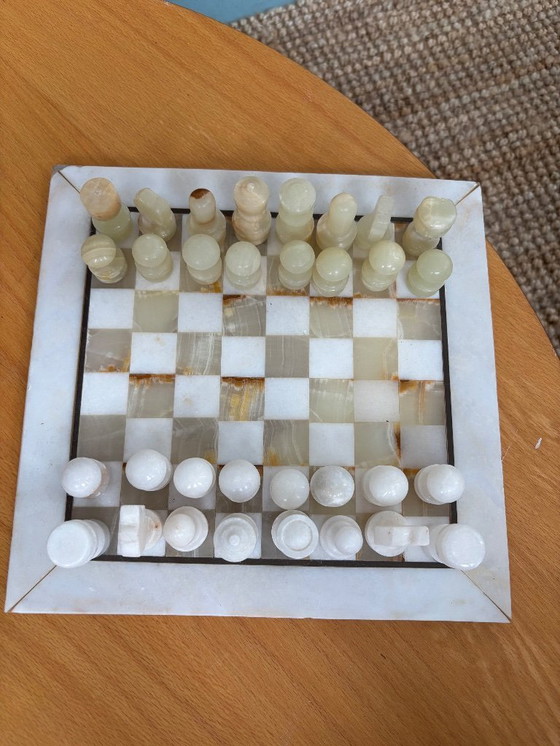 Image 1 of Unique marble chess set