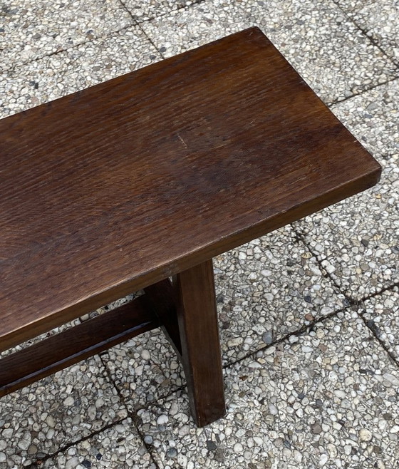 Solid Oak Wood Farmhouse Bench 180cm for Rustic 1950s Farmhouse Table – Benches (photo 4 of 11)