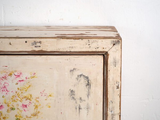 Credenza antica dipinta in legno di pino – Cina, circa 1930 – Credenze, Iron (photo 26 of 40)