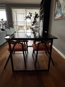 4 Deense vintage eetkamerstoelen