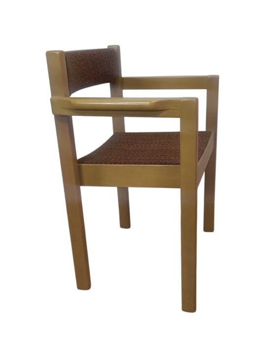 Image 1 of Vintage Scandinavian Solid Wood Chair - Balzar Beskow - Sweden, 1960s