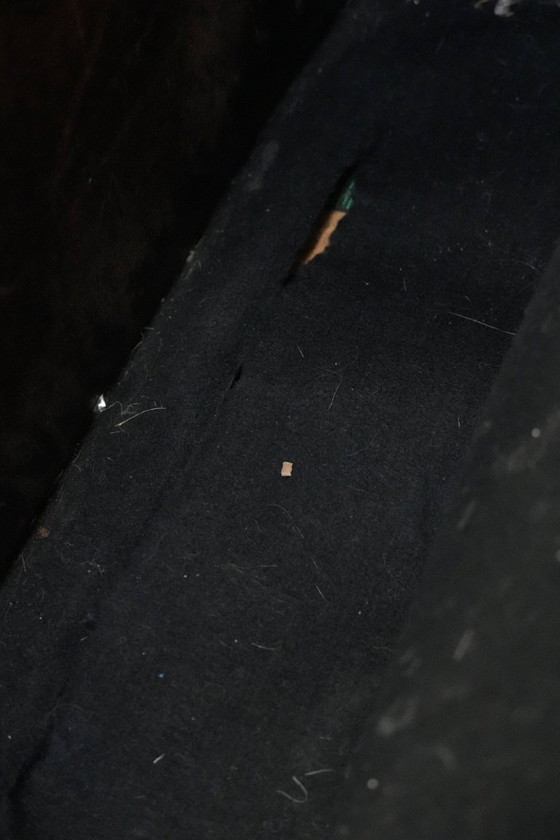 Image 1 of Vintage rundleren fauteuil met karakter en prachtige en sprekende kleuren