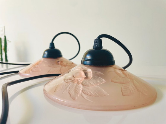 Image 1 of Ensemble de lampes Art déco signées Muller Frères Luneville (vers 1925)